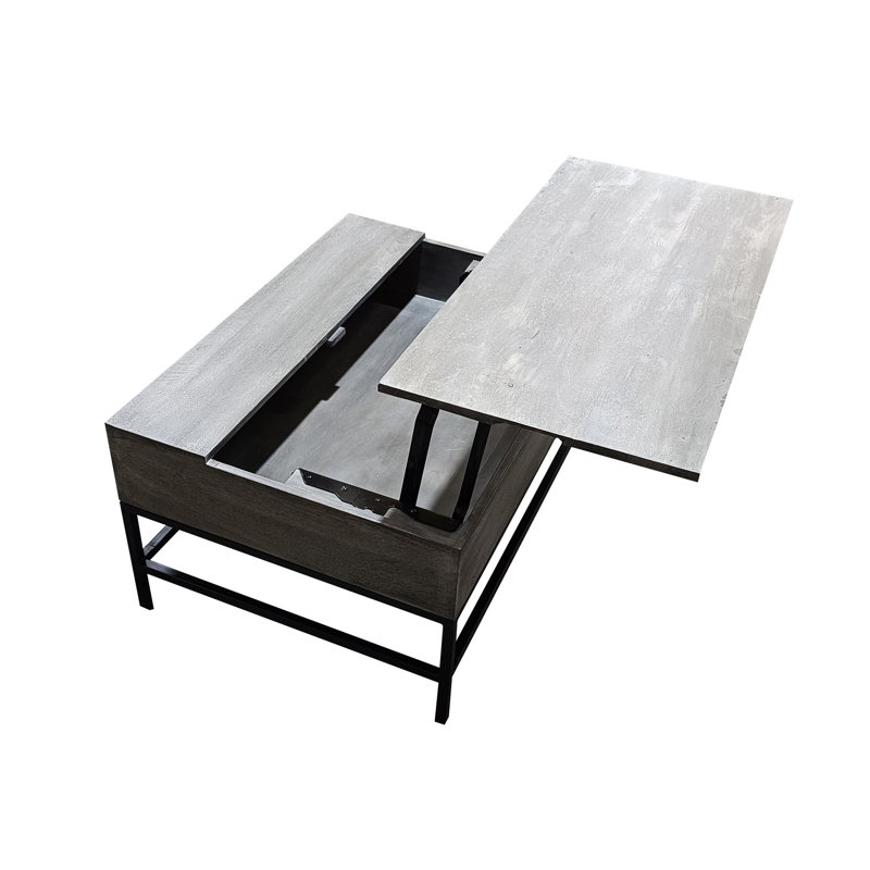 Gray Lift Top Coffee Table