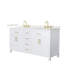 Beckett 66" Freestanding Double Bathroom Vanity with Quartz Top-1798370815-1798370814-1798370808
