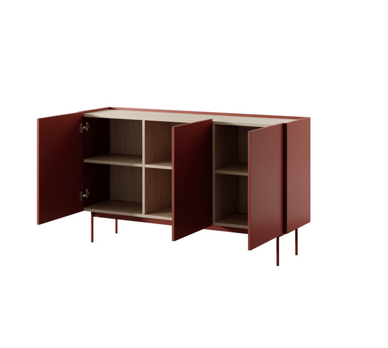 Bernda 144cm Sideboard, Red