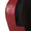Fauteuil club pivotant - forme de tonneau - rouge-1218692620