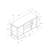 48 Inch Console Media Entertainment Center Storage Shelves-1950026328