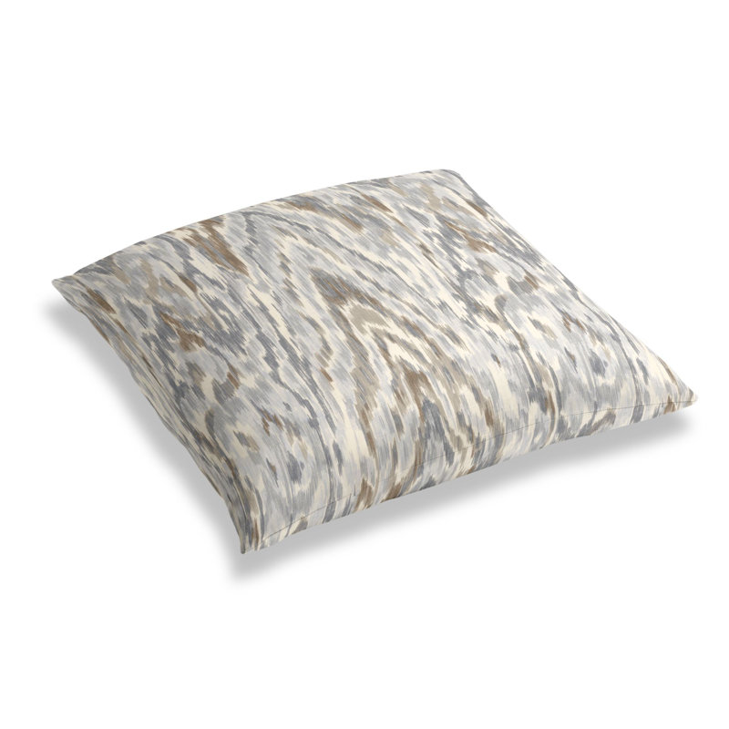 Mirage Square Pillow Cover & Insert, Frost