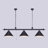 Ceti - Light Matte Black Pool Table Lights Pendant-187056409-187056408