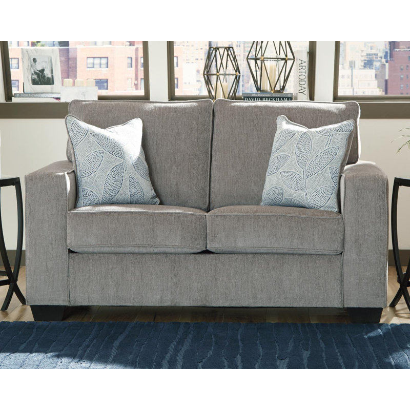 New Britain Upholstered 62'' Loveseat, Grey