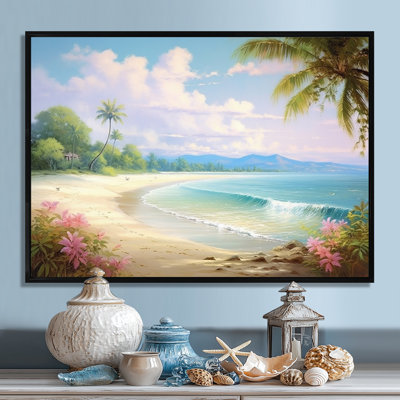 Rourke - plage et océan, art mural