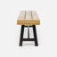 Banc d'extérieur en bois, 74 po de longueur, banc en bois Choice, longueur, pour
