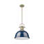 Luminaire suspendu 1 lumière avec tige Bryceton-107150026-107150038