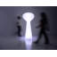 Bloom Matte Ice White Plug-In LED Outdoor Floor Lamp