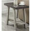 Table d'appoint en bois bicolore gris et gris Athènes-1007961194