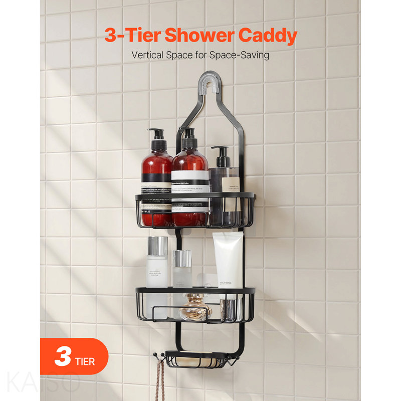Support de rangement pour douche à 3 niveaux