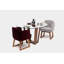 Gax Round Glass Dining Table-21530003-36309858