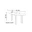 Bureau moderne moderne durable en bois de frêne brun irrégulier-85560412