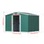 Green Metal Storage Shed