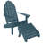 Hinz Outdoor Adirondack Chair With Ottoman-119034090