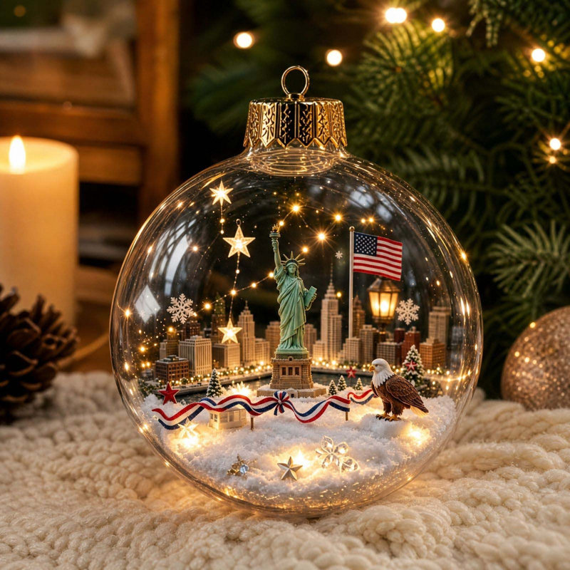 Décorations de Noël ornements de neige de Noël, de profondeur