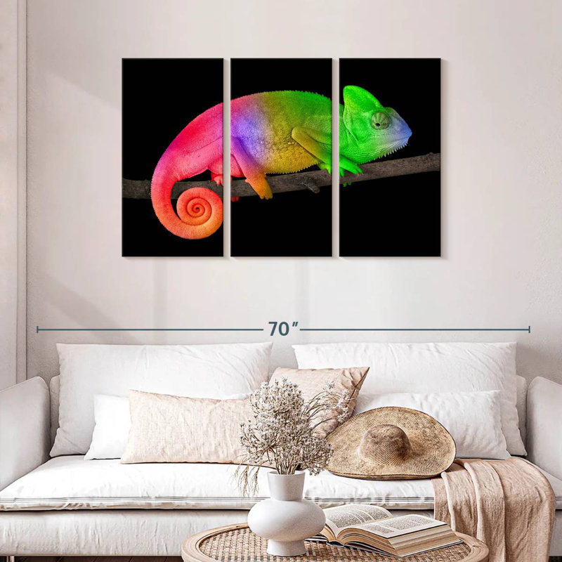 Brampt Color Gradient Chameleon, 28" H x 45" W