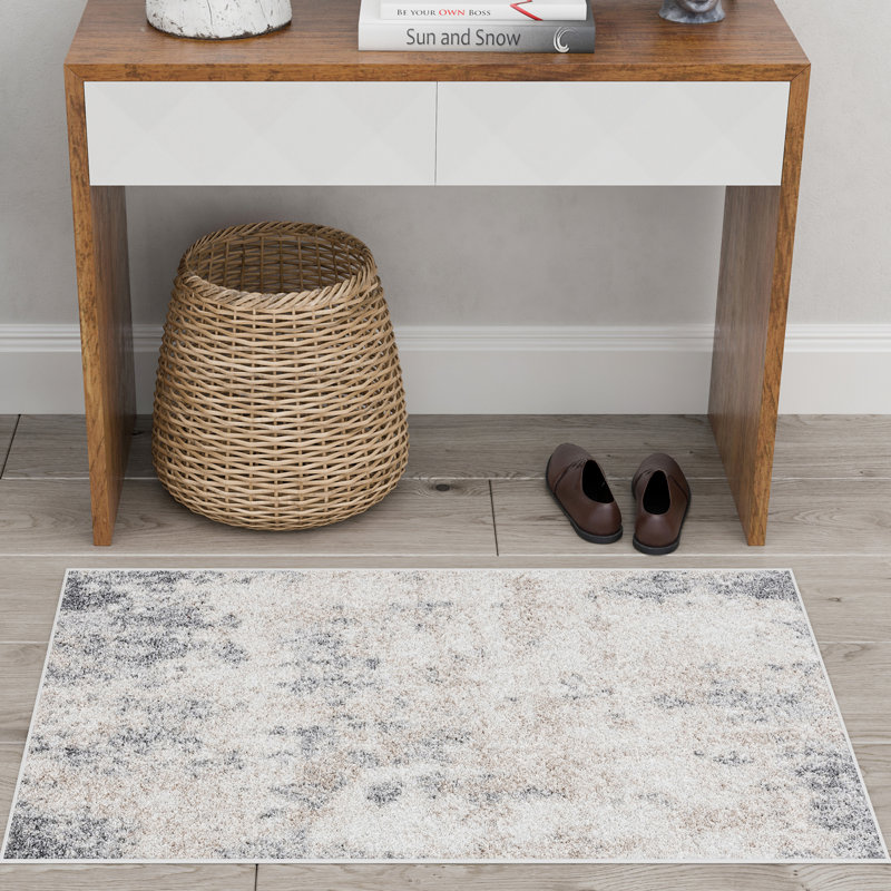 Tapis gris Cristina, Rectangle 3 pi 3 po x 5 pi