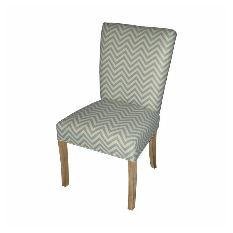 21'' H Fabric Upholstered Dining Chair, Ziggi Mist