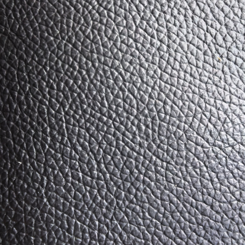 Canapé modulaire et méridienne en cuir véritable 2 pièces, Orienté à gauche (vu de face), Cuir véritable noir