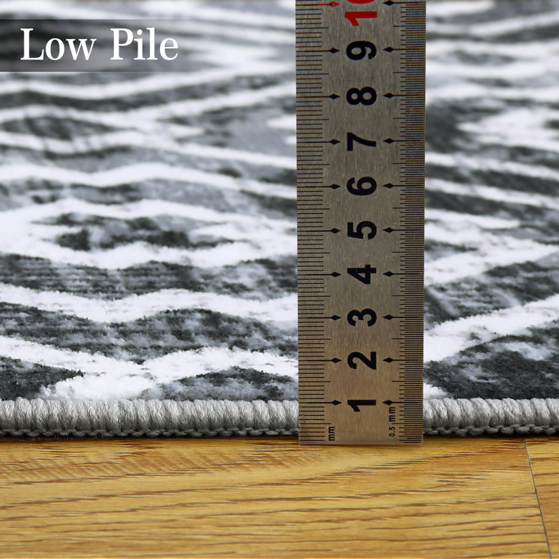 Indoor Area Rug Modern Geometric Printed Carpet For Living Room Bedroom Washable Stain Resistant Carpet Low Pile Non Slip Rug Soft Floor Mat Ultra-Thin Entrance Hallway Carpet Simple Rugs Dorm Office Laundry Farmhouse Decor