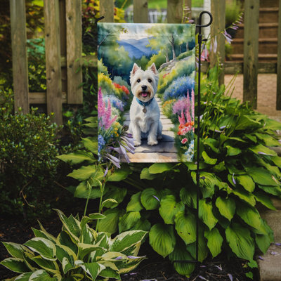 Drapeau de jardin en polyester à double face H 15,5 po x l 11,25 po Adanac