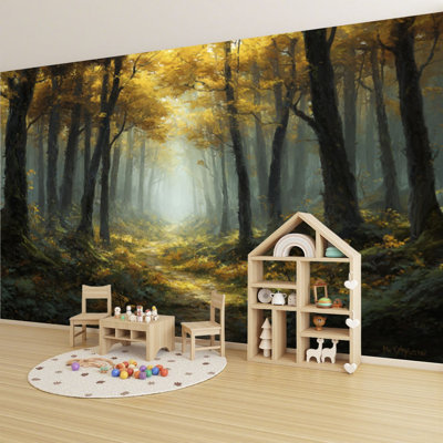 Papier peint adhésif auto-adhésif moderne pour la chambre à coucher L 69 po x l 96 po Peel and Stick