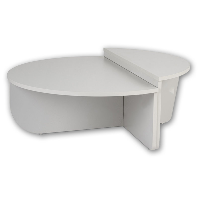 Ensemble de tables basses gigognes 2 pièces, Gris