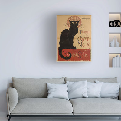 Theophile, Alexander Steinlen, affiche publicitaire du Cabaret du Chat Noir, 1896, art sur toile