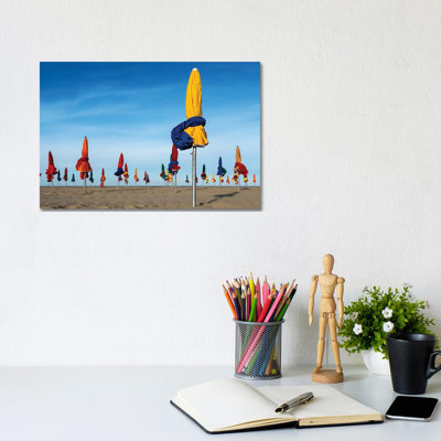 Les Parapluies De Deauville 1 Piece Wrapped Canvas Wall Art