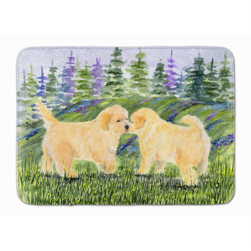 Tapis pour salle de bain à mousse mémoire retriever