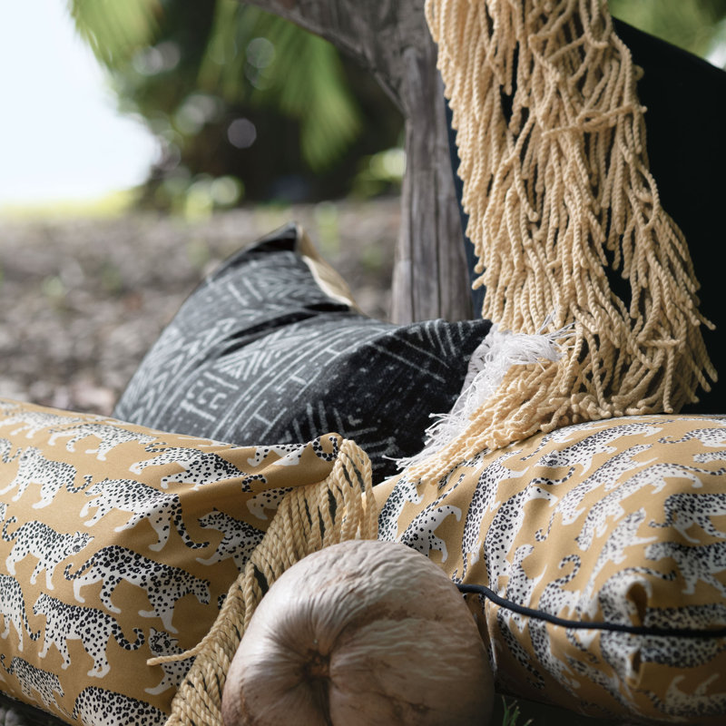 Prowling Lumbar Indoor/Outdoor Pillow Cover & Insert