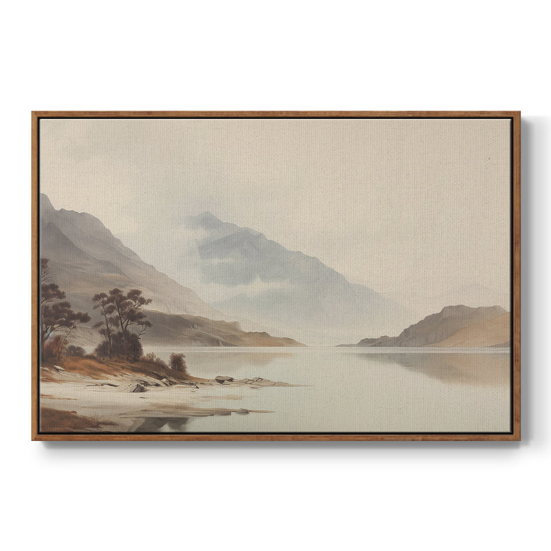 «Vintage Nautical Print», reproduction d'art sur toile tendue encadrée_VNL9_VNL9, Toile encadrée noyer flottant
