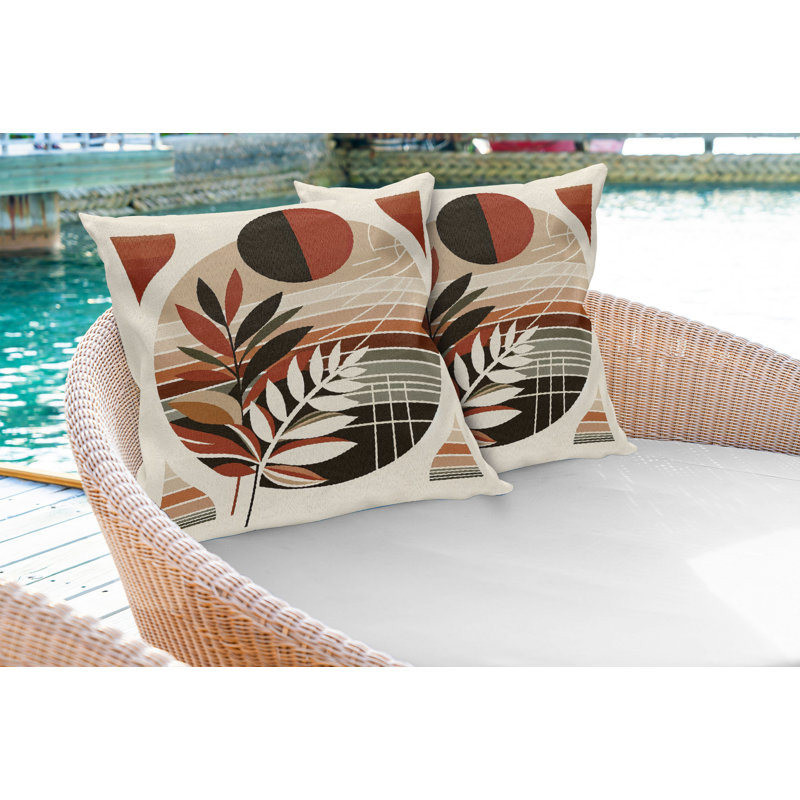 Fabric Reversible Throw Pillow, 20"H x 20"W, Square