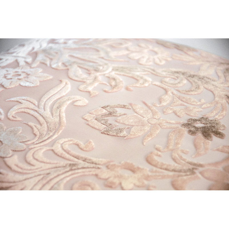 Square Velvet Pillow Cover & Insert, 20" x 20", Blush