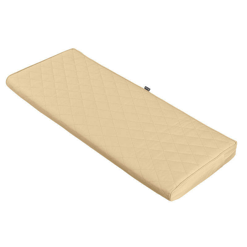Ayvion Outdoor 3'' Bench Seat Cushion, Chamomile, 3" H x 42" W x 18" D