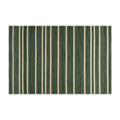 Tapis intérieur / extérieur vert HorizontalStripes