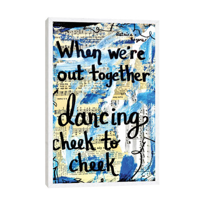 Cheek To Cheek by Elexa Bancroft - Print on Canvas