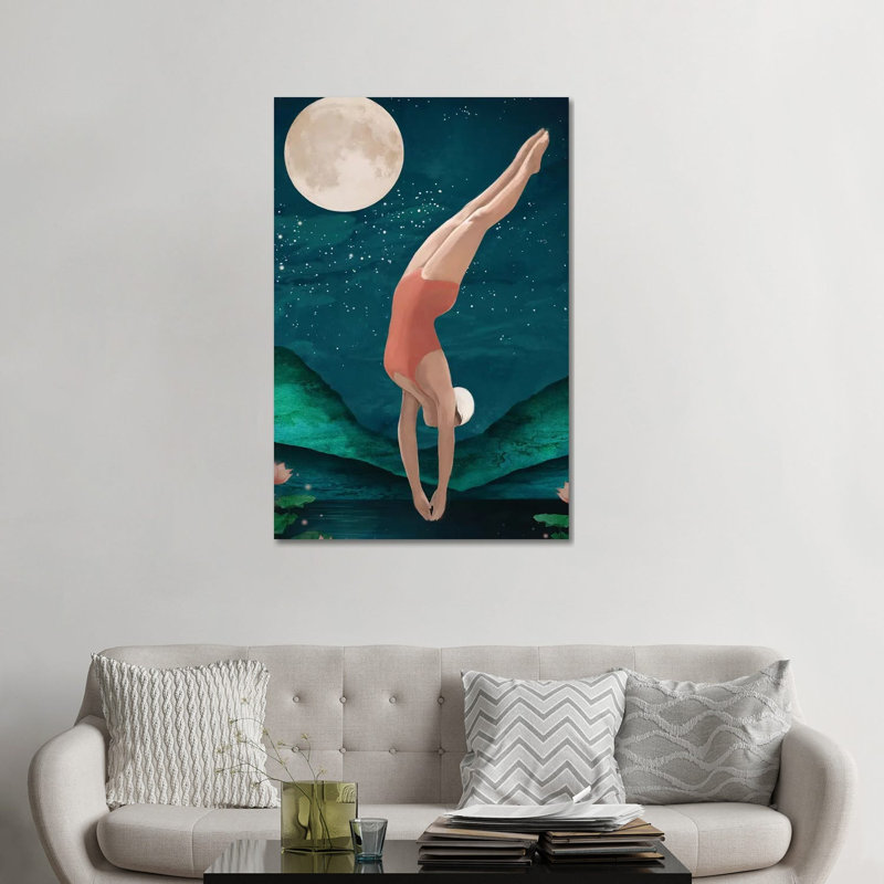 Print, Pas de tapis, Toile tendue, H 48 po x l 32 po x P 1,5 po