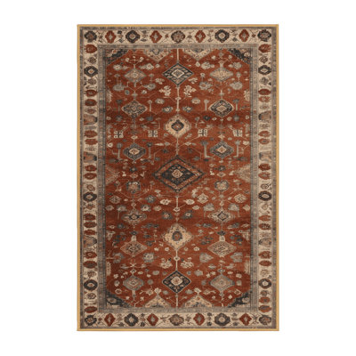 Tapis brun lavable à la machine