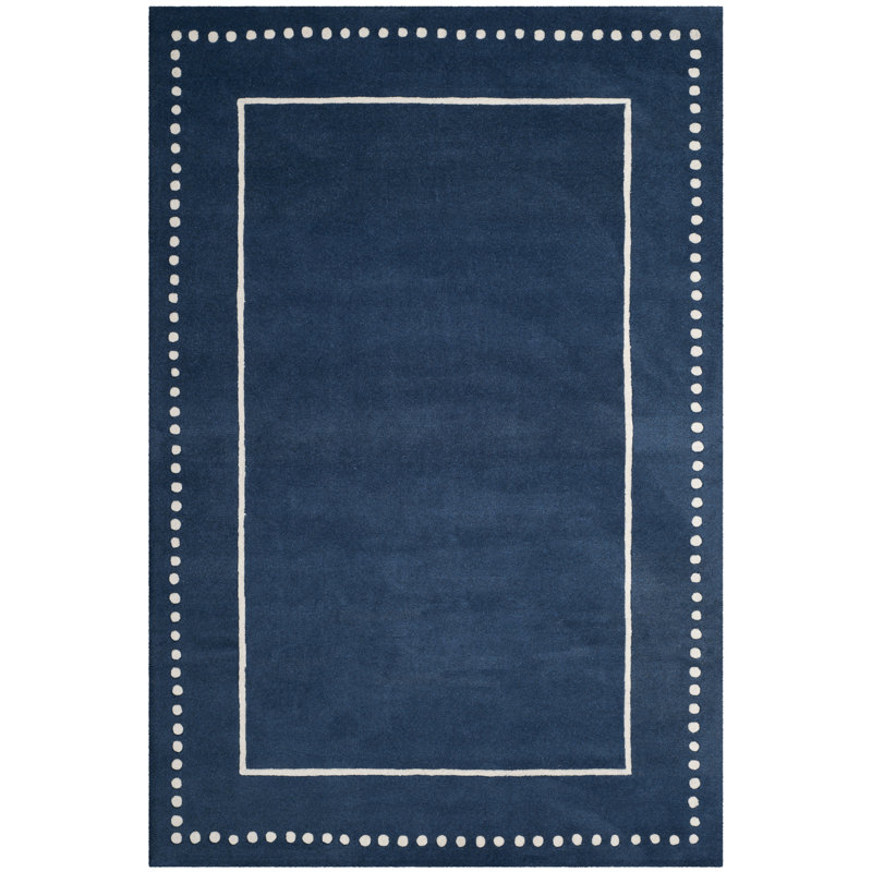 Cruz Bella Hand Tufted Wool Solid Color Rug, Rectangle 5' x 8'