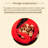 33.07"Red resin sculptural artwork