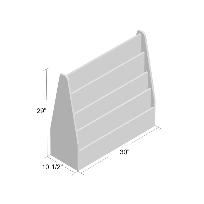 Contender Double Sided Plywood Book Display with Casters