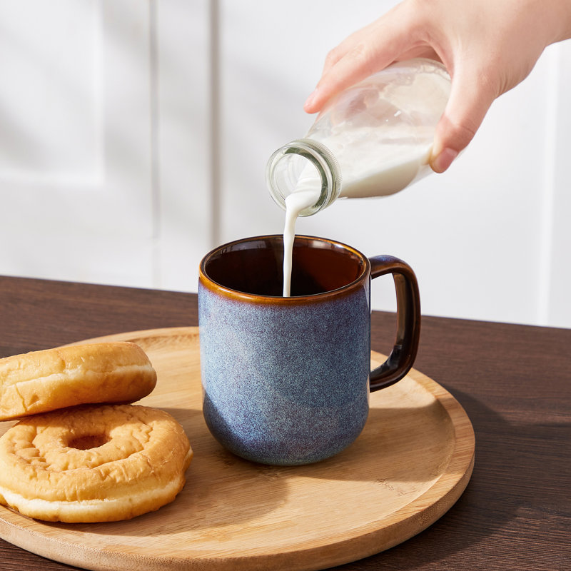 Mug, 360 ml, Blue/Brown