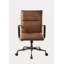 Fauteuil de conférence en cuir véritable Springtown