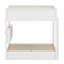 Lit superposé peu encombrant avec tablettes de rangement intégrées et ports USB-2134680517