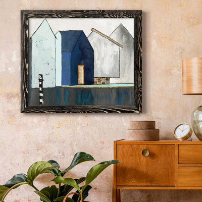 «Empty Village», reproduction sur toile encadrée
