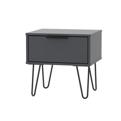 Fully Assembled Berryhill 1 Drawer Bedside Table