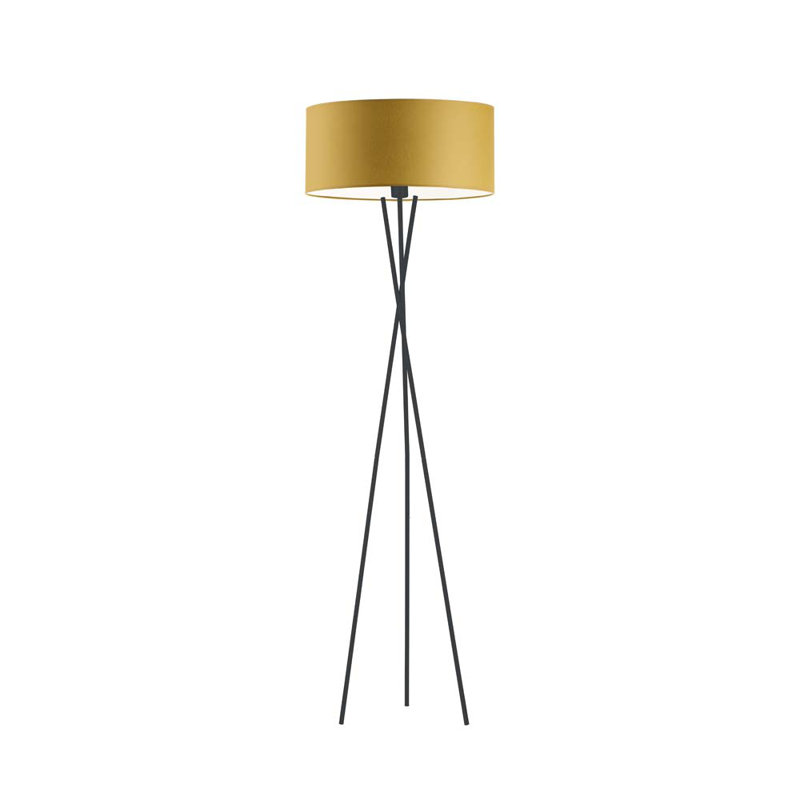 Arless 160cm Tripod Floor Lamp, Mustard, Black