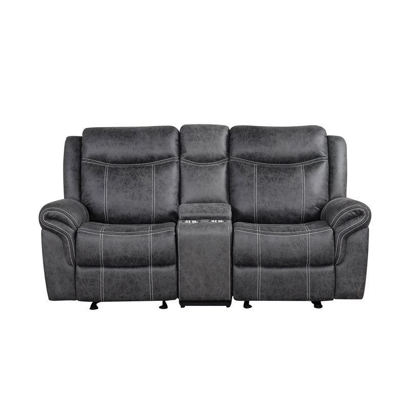 Causeuse en microfibre Zubaida