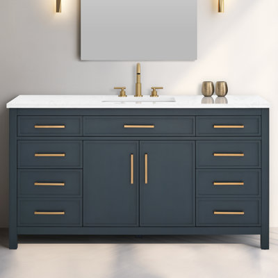 Meuble-lavabo simple 60 po Wenniah